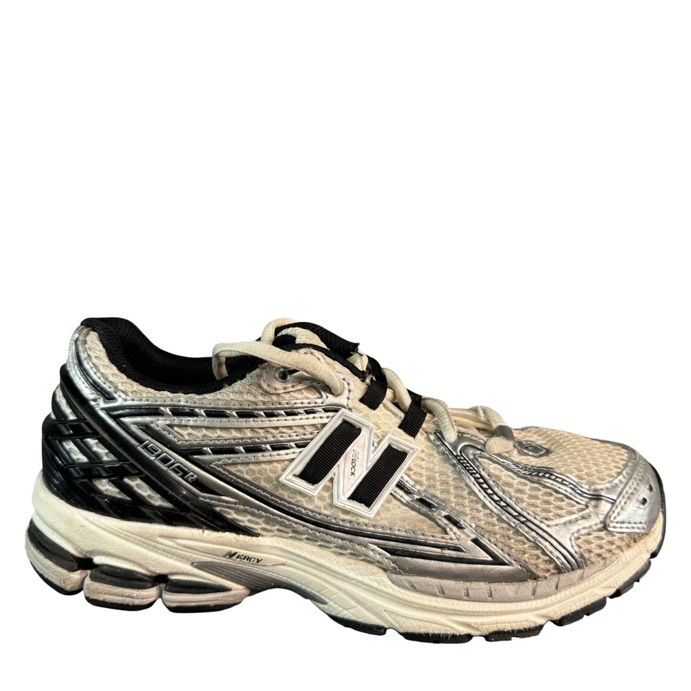 New Balance 1906R Silver Cream Black Metallic Running Shoes M8 W9.5